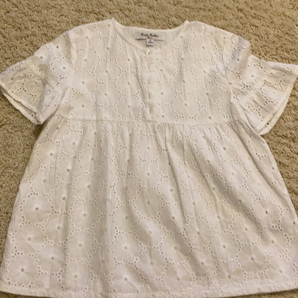 Brooke brothers fleece girls blouse